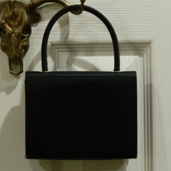 Vtg La Regale Satin Handbag purse Evening Bag - Picture 2 of 7